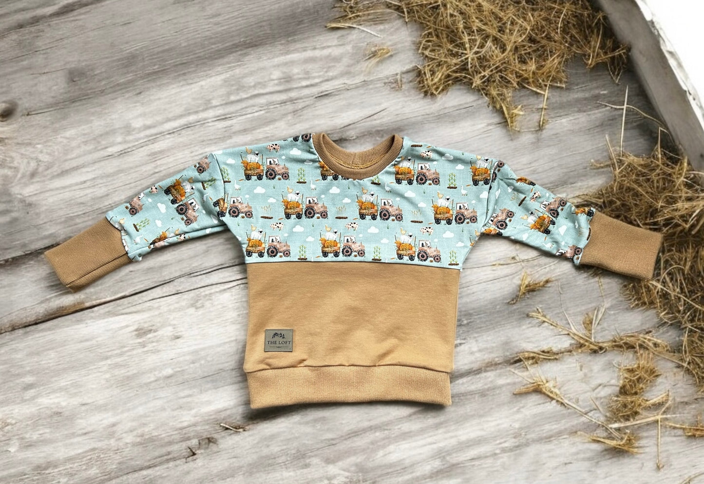 Crewneck Grow With Me Sweater