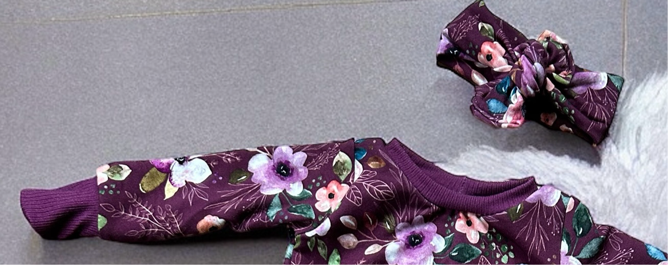 Knotted One Piece with Matching Headband
