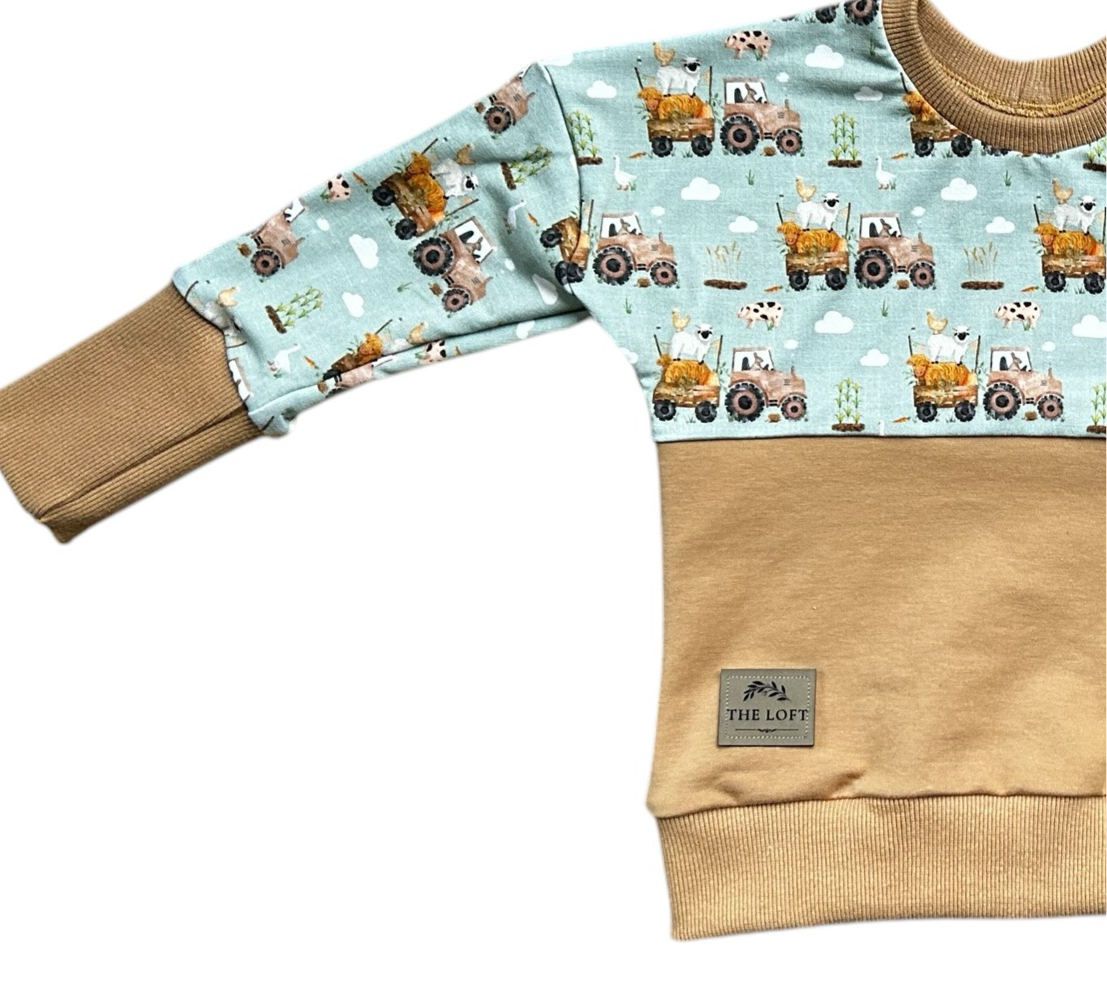 Crewneck Grow With Me Sweater