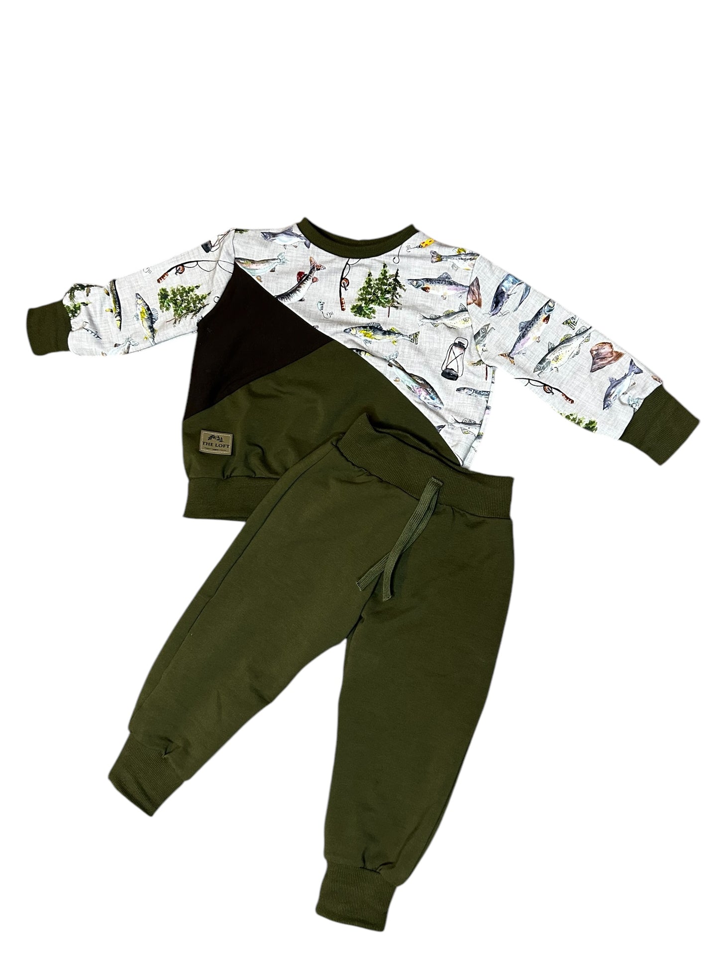 Crewneck sweater with matching pants