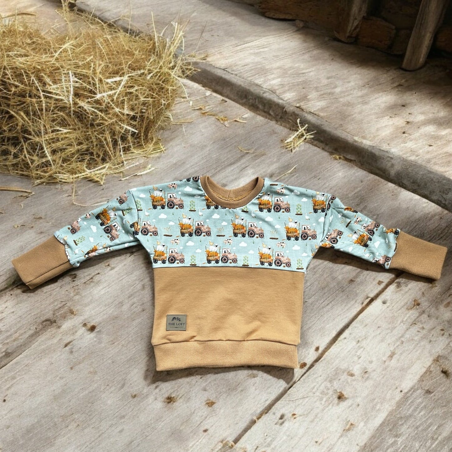 Crewneck Grow With Me Sweater